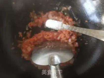 Make Meat sauce noodles step 7