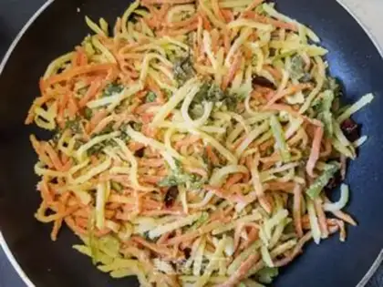 Make Three-colour veggies step 14