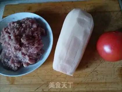 Make Tomato lotus meatball soup step 0