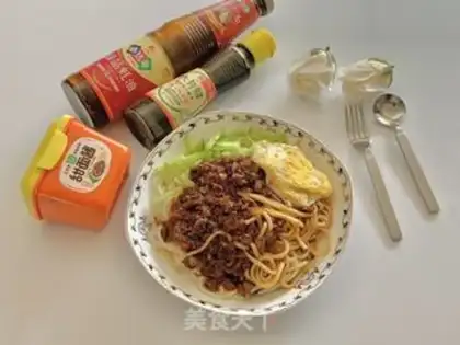 Make Meat sauce noodles step 17