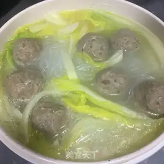 Make Meatball fan cabbage step 7