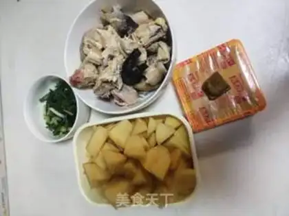 Make Potato curry step 0