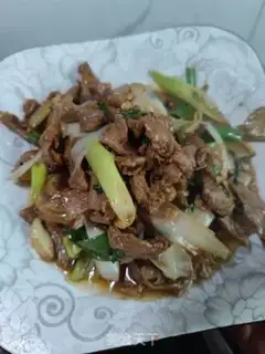 Make Onion fried lamb step 8