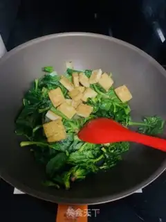 Make Spinach tofu step 3