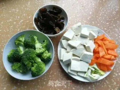 Make Shrimp with broccoli step 1