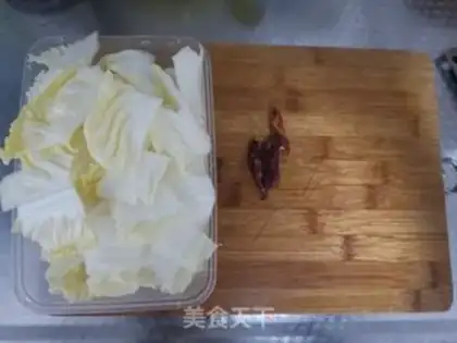 Make Hot cabbage step 1