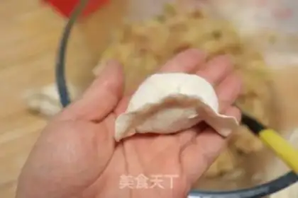 Make Pork radish dumplings step 7