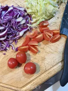 Make Chicken chest vegetable salad step 2