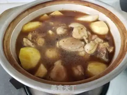 Make Potato chicken step 8