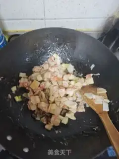 Make The mushrooms burst into red shrimp step 6