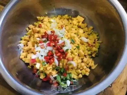 Make Spicy pumpkin bun step 1