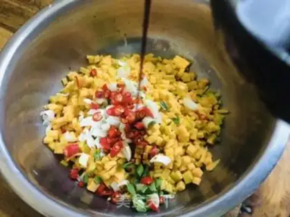 Make Spicy pumpkin bun step 2