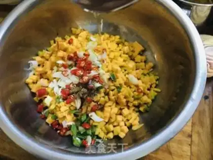 Make Spicy pumpkin bun step 5