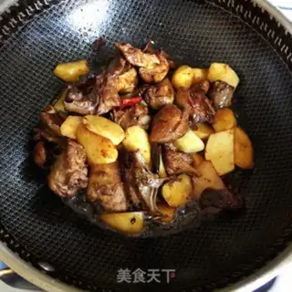 Make Duck stew potatoes step 3