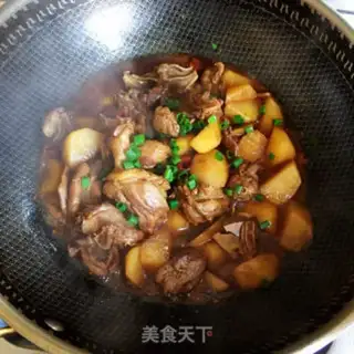 Make Duck stew potatoes step 6