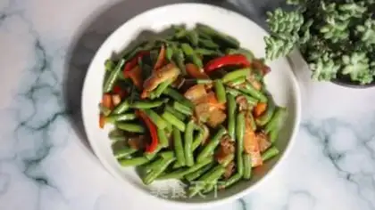 Make Five flowers and four beans step 8