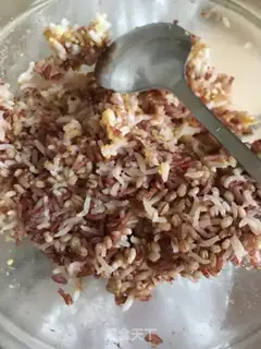 Make Weenie egg fried rice step 1