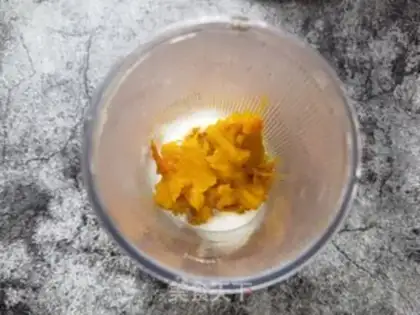 Make Blueberry Pumpkin yogurt step 5
