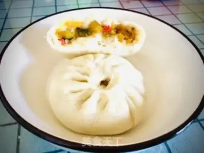 Make Spicy pumpkin bun step 14