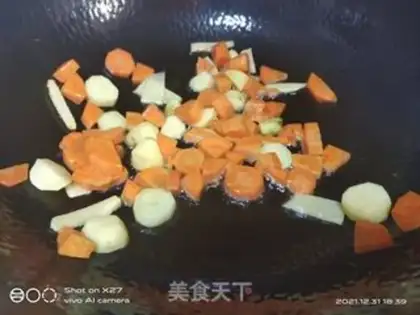 Make Carrot chicken step 2