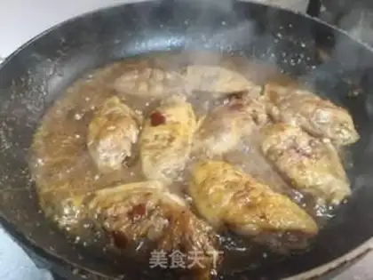 Make The chicken in the sauce step 3