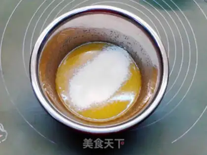 Make Sesame peaches step 2