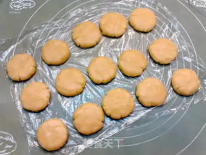 Make Sesame peaches step 5