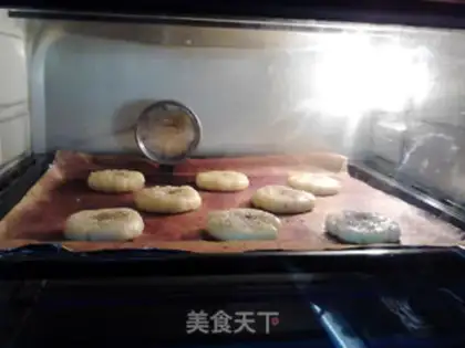 Make Sesame peaches step 7