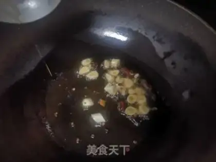 Make Cabbage and bean peel step 2