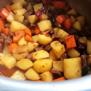 Make Spicy beef stew potatoes step 10
