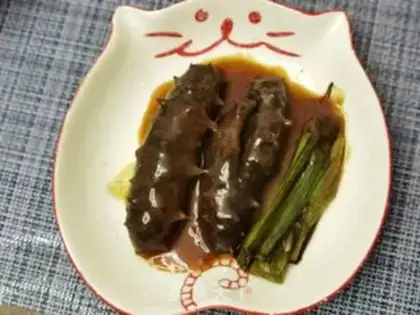 Make Burning sea cucumber step 3
