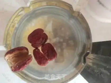 Make Red bean rice step 2
