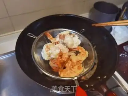 Make Mustard shrimp balls step 13
