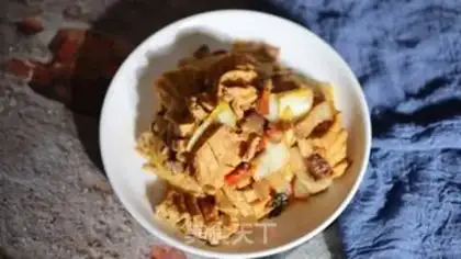 Make Five flowers, tofu step 5