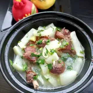 Make Duck-leg radish step 12