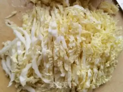 Make Red oil cabbage core step 1