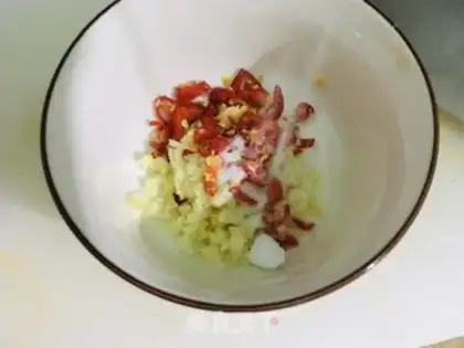 Make Garlic cabbage fan fan step 0