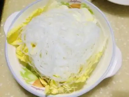 Make Garlic cabbage fan fan step 5