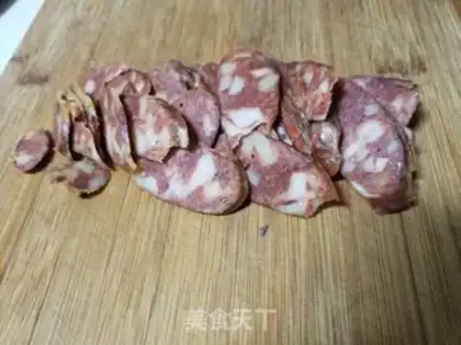 Make The spinach sausage step 1