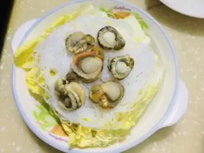 Make Garlic cabbage fan fan step 6