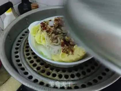 Make Garlic cabbage fan fan step 7