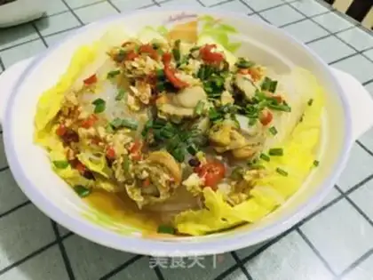 Make Garlic cabbage fan fan step 9
