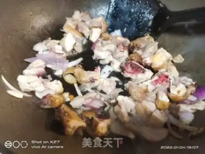 Make Onion fried chicken step 3