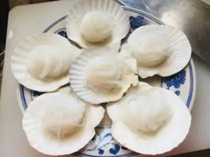 Make Garlic fan sap step 7