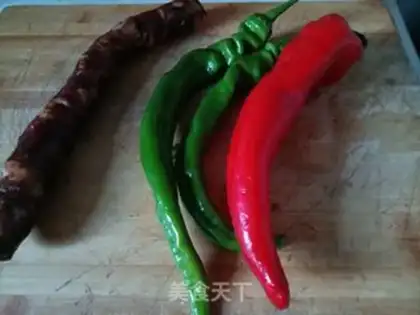 Make Double pepper sausage step 0