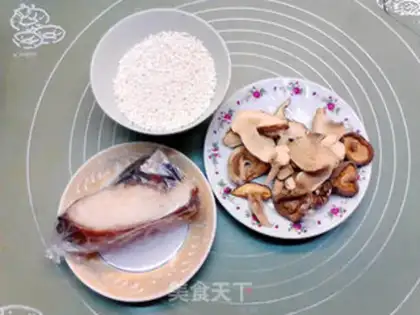 Make The dumplings, the mushrooms, the wheat step 0
