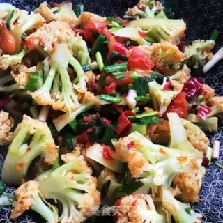 Make Garlic tomato fried vegetables step 6