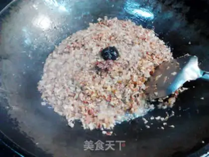 Make The dumplings, the mushrooms, the wheat step 7