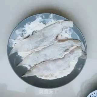 Make Fry skin, flat fish step 3