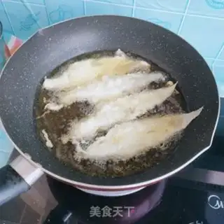 Make Fry skin, flat fish step 5